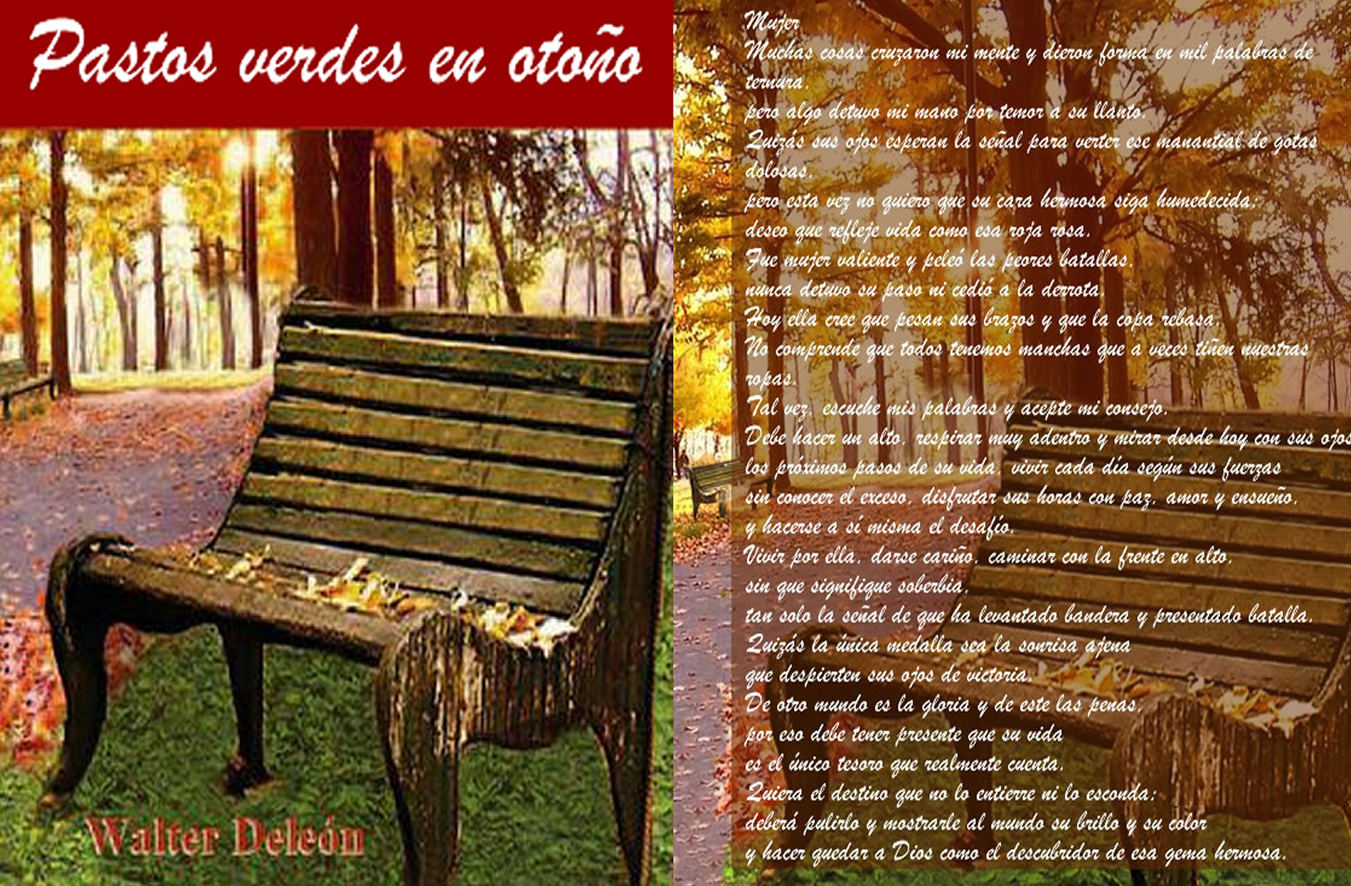 Walter Deleón (también conocido como Walter Luis Deleón), escritor, poeta, guionista, dramaturgo argentino